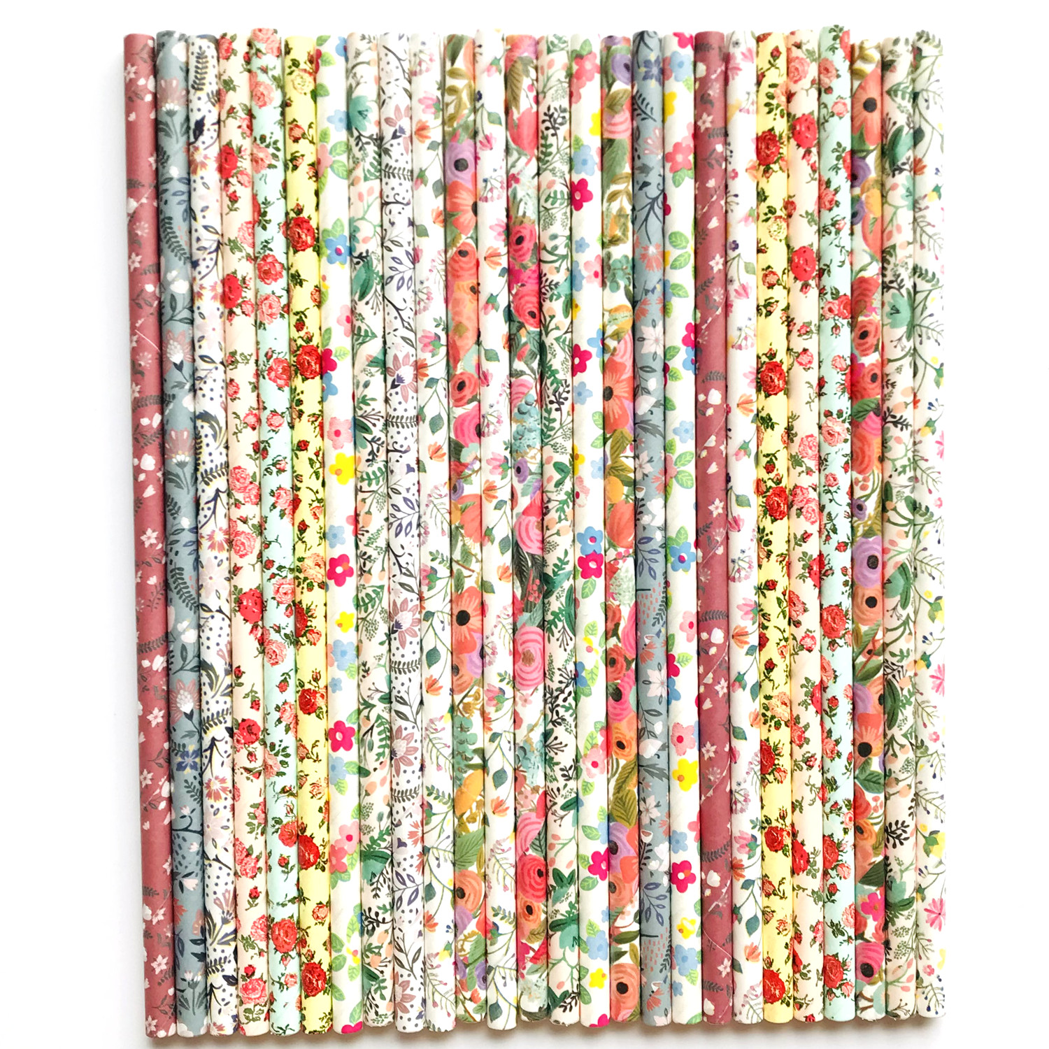 Paper Straw Color - 1000 Pcs Pick Your Colors Vintage