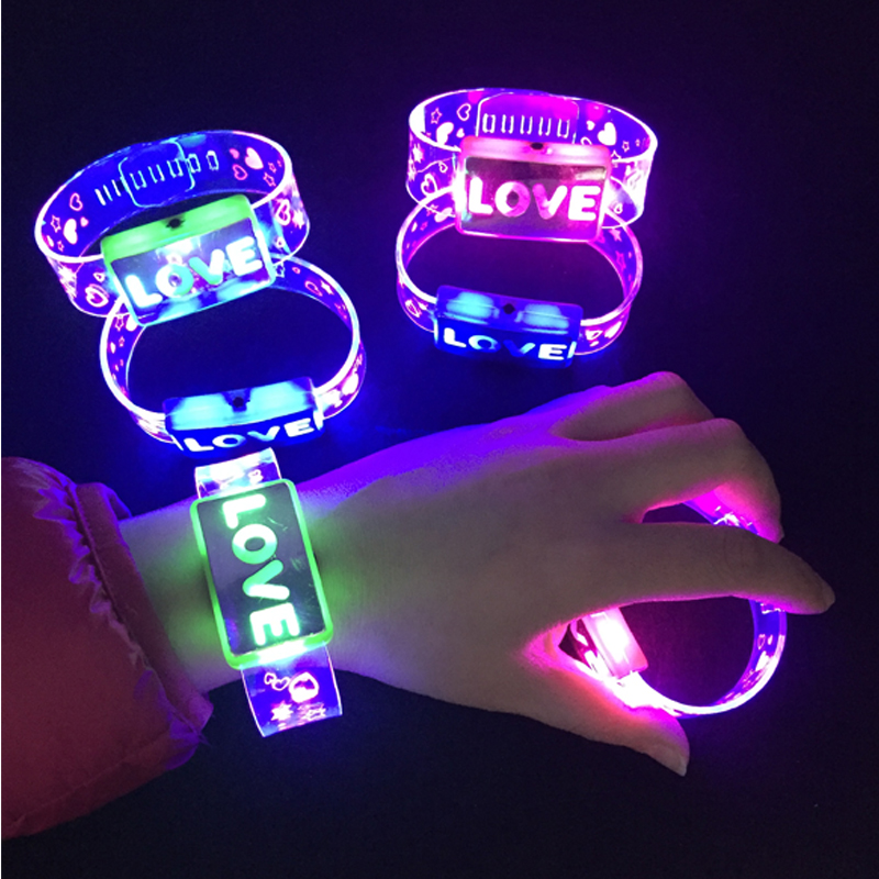 Cotton Candy Cone - 5/10/20Pc Led Bracelet Glow Light Up