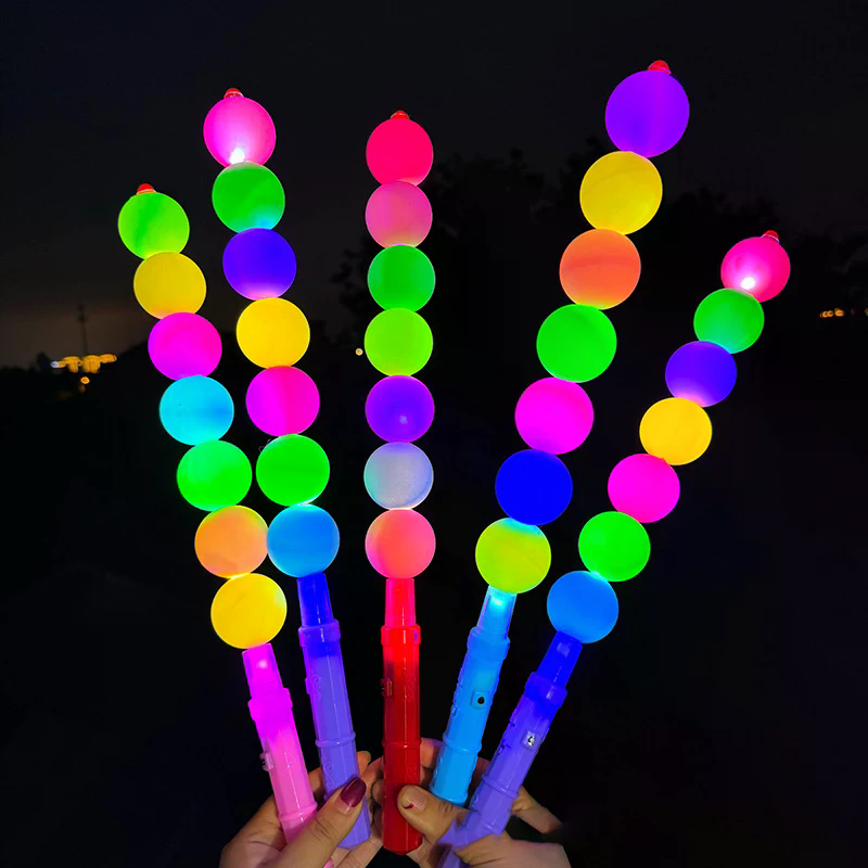 Cotton Candy Cone - 1Pcs LED Glowing Colorful Sugar Gourd