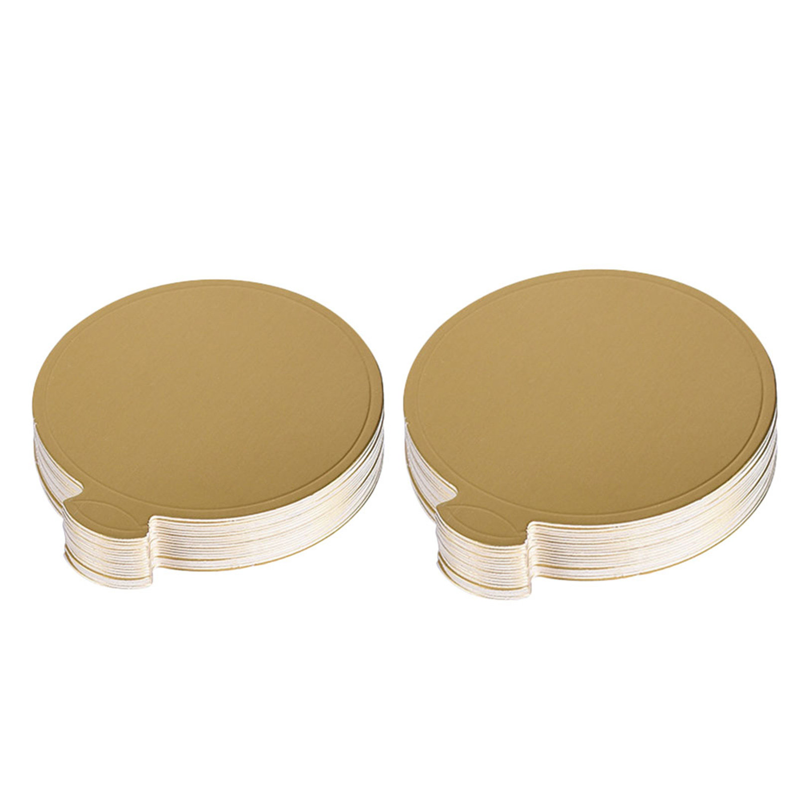 Event Suppliers - 50Pcs Cake Cardboard Round Boards Mini