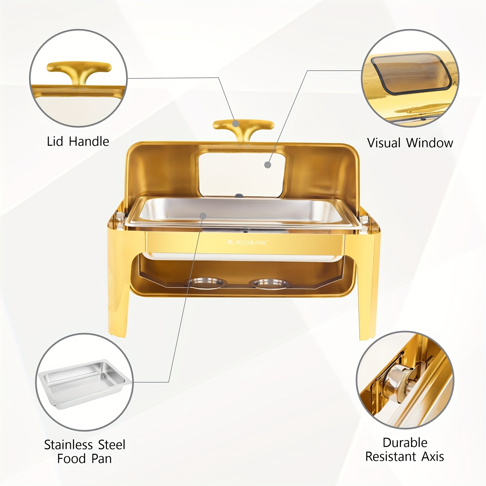 9QT Stainless Steel Buffet War - Event & Party Supply Photos 评论和价格