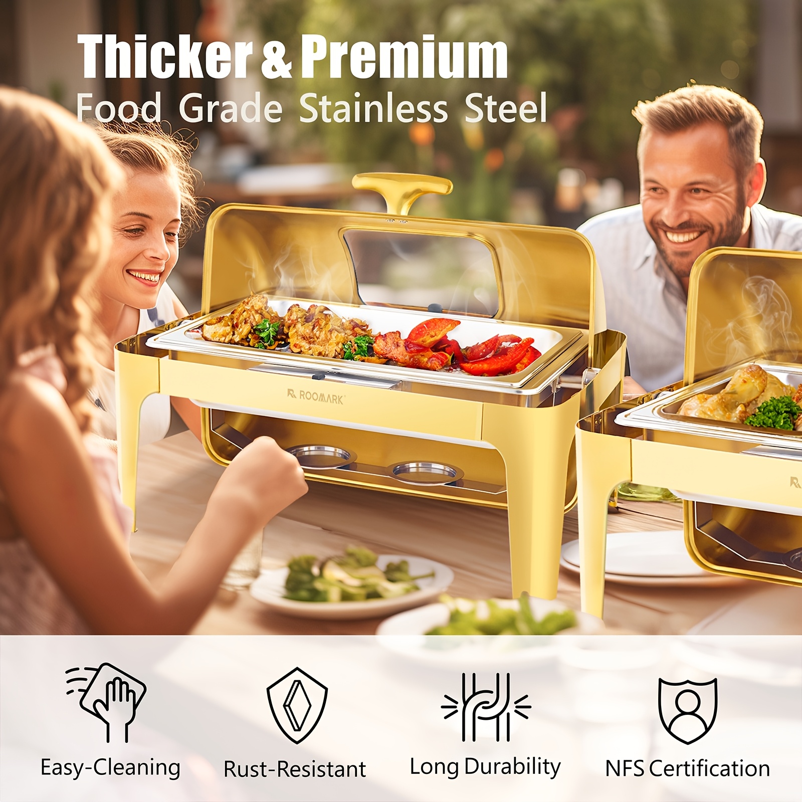 9QT Stainless Steel Buffet War - Event & Party Supply Photos 评论和价格