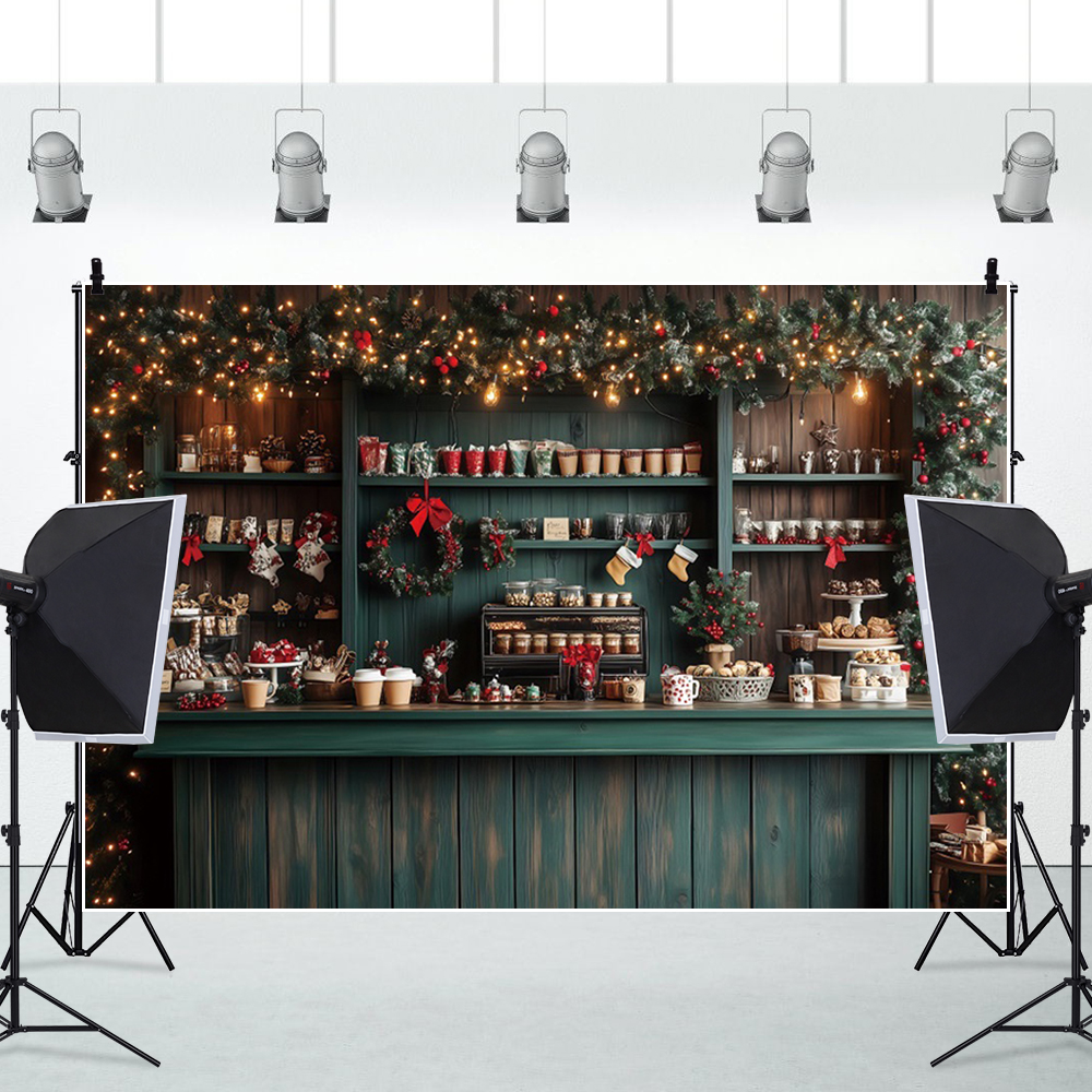 Christmas Photography Backdrop - Dessert Table Backdrop 评论和价格