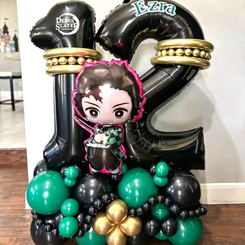Premium Demon Slayer Theme Bal - Balloon Arch Kit 评论和价格