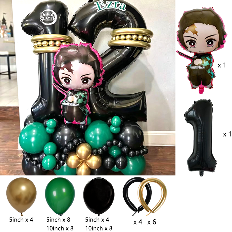 Premium Demon Slayer Theme Bal - Balloon Arch Kit 评论和价格