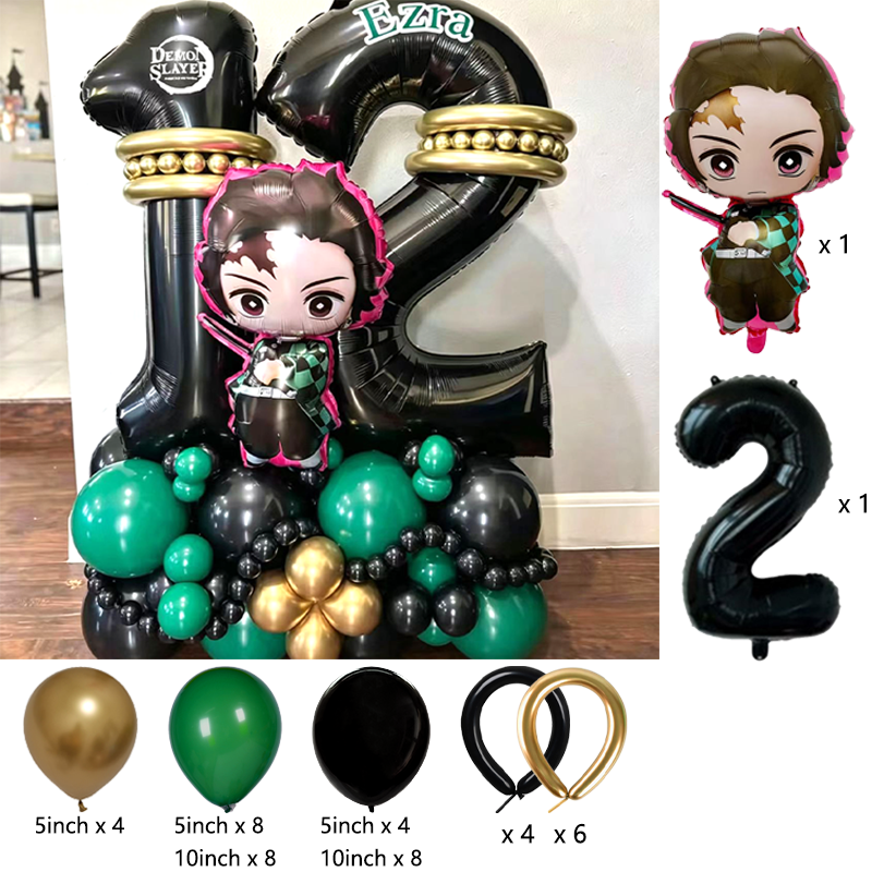 Premium Demon Slayer Theme Bal - Balloon Arch Kit 评论和价格