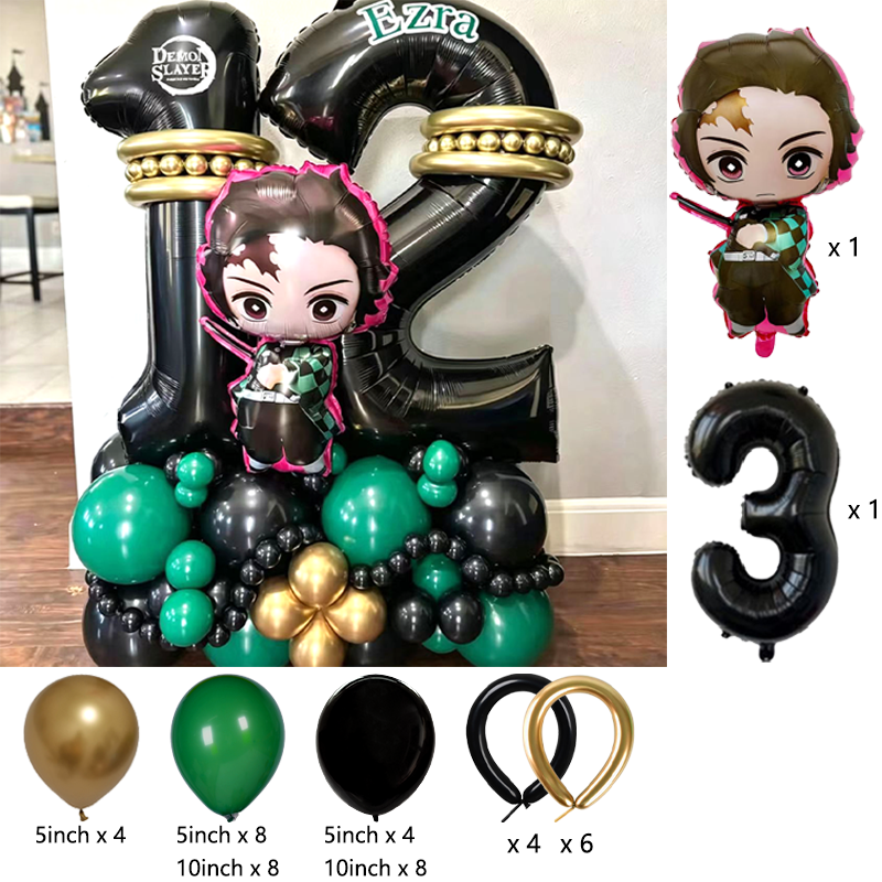 Premium Demon Slayer Theme Bal - Balloon Arch Kit 评论和价格