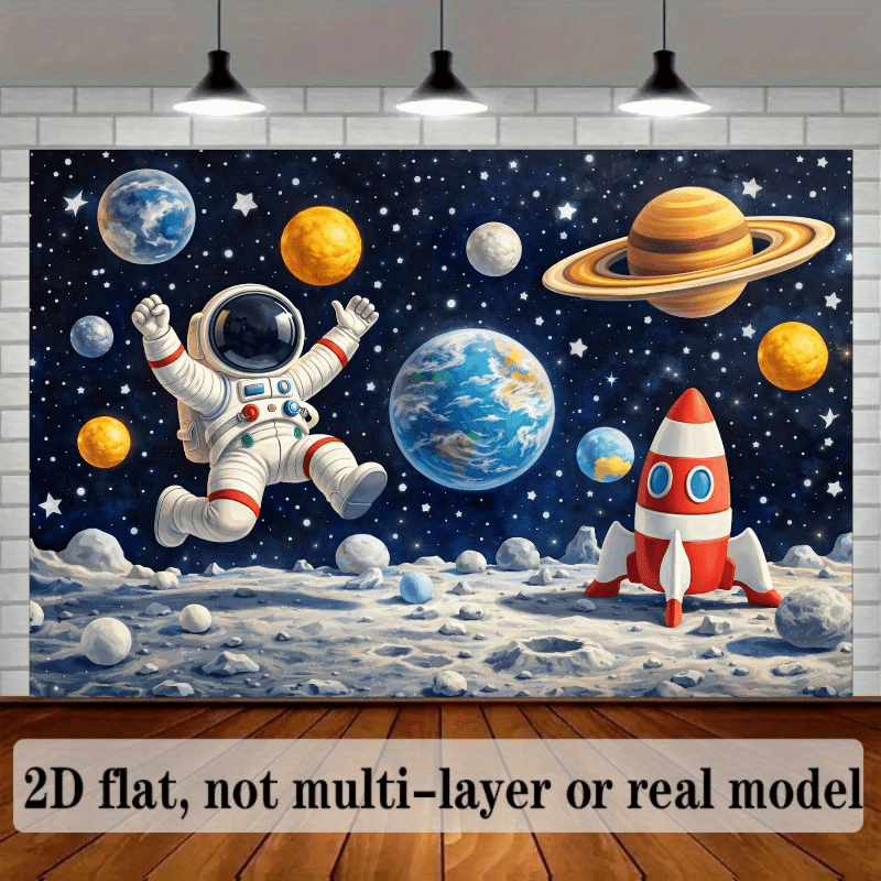 Rocket launches 2D flat wall f - Event Launch Party 评论和价格