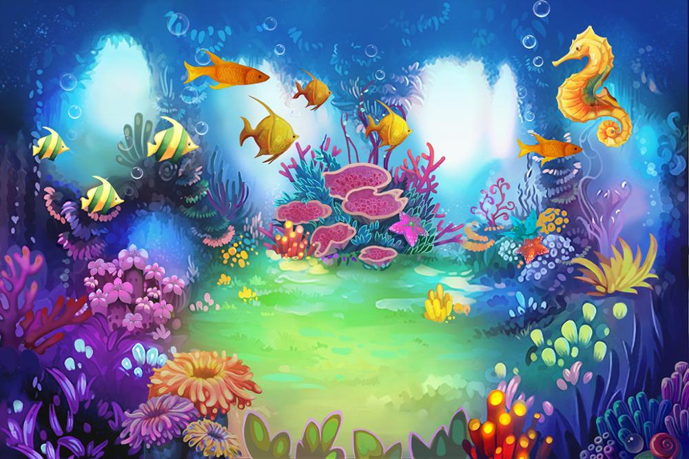 Capisco Under the sea photogra - Dessert Table Backdrop 评论和价格