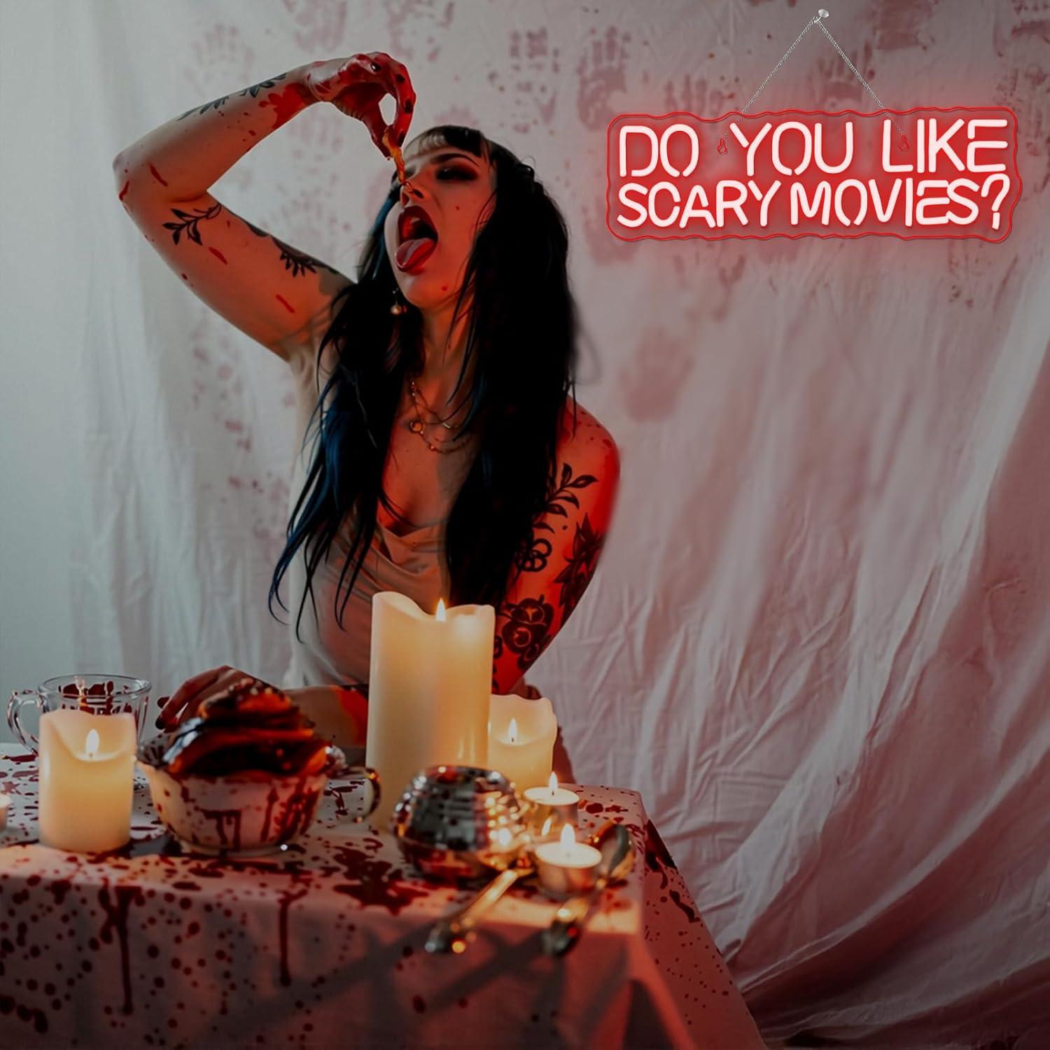 Do You Like Scary Movies Neon  - Neon Sign Party 评论和价格