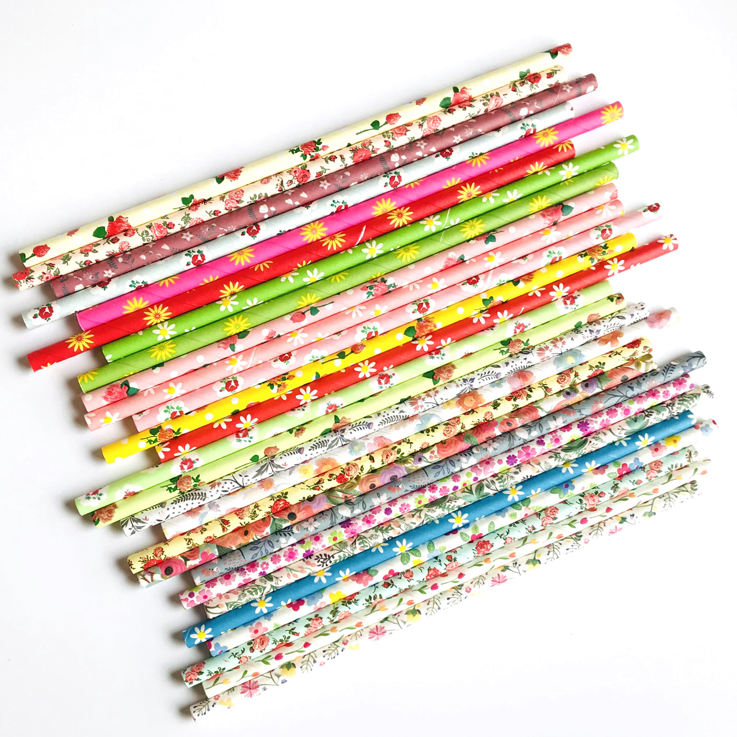 1000 Pcs Pick Your Colors Vint - Paper Straw Color 评论和价格