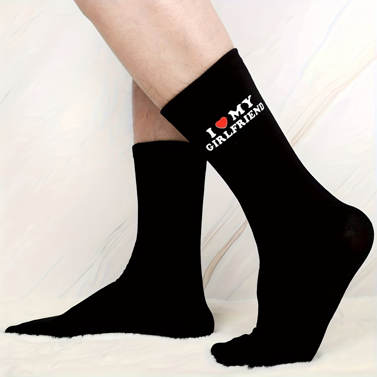 1 Pair Of Fun Couple Socks, I  - Event Z 评论和价格