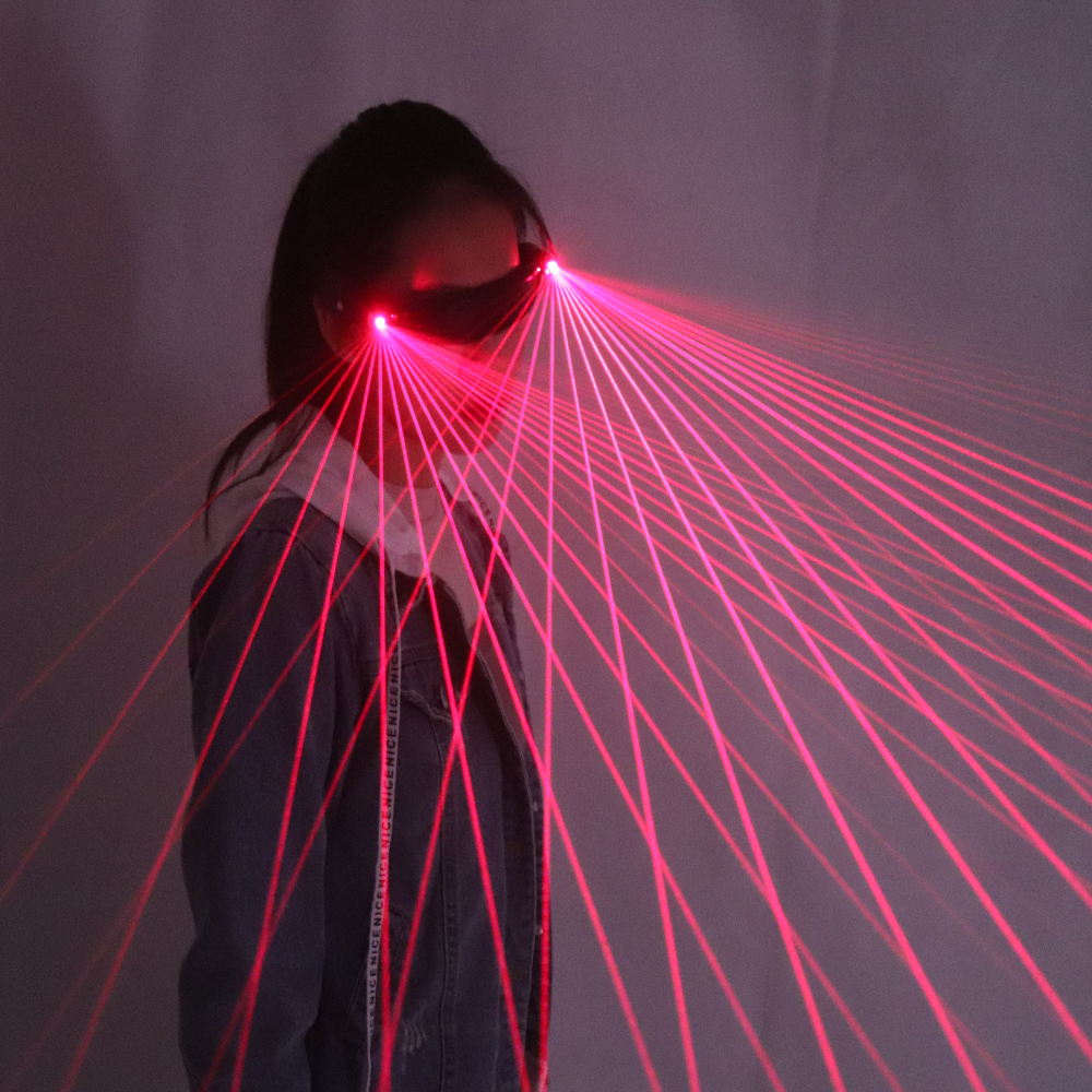 Red Laser Glasses 650nm LED Gl - Event Party Dj 评论和价格