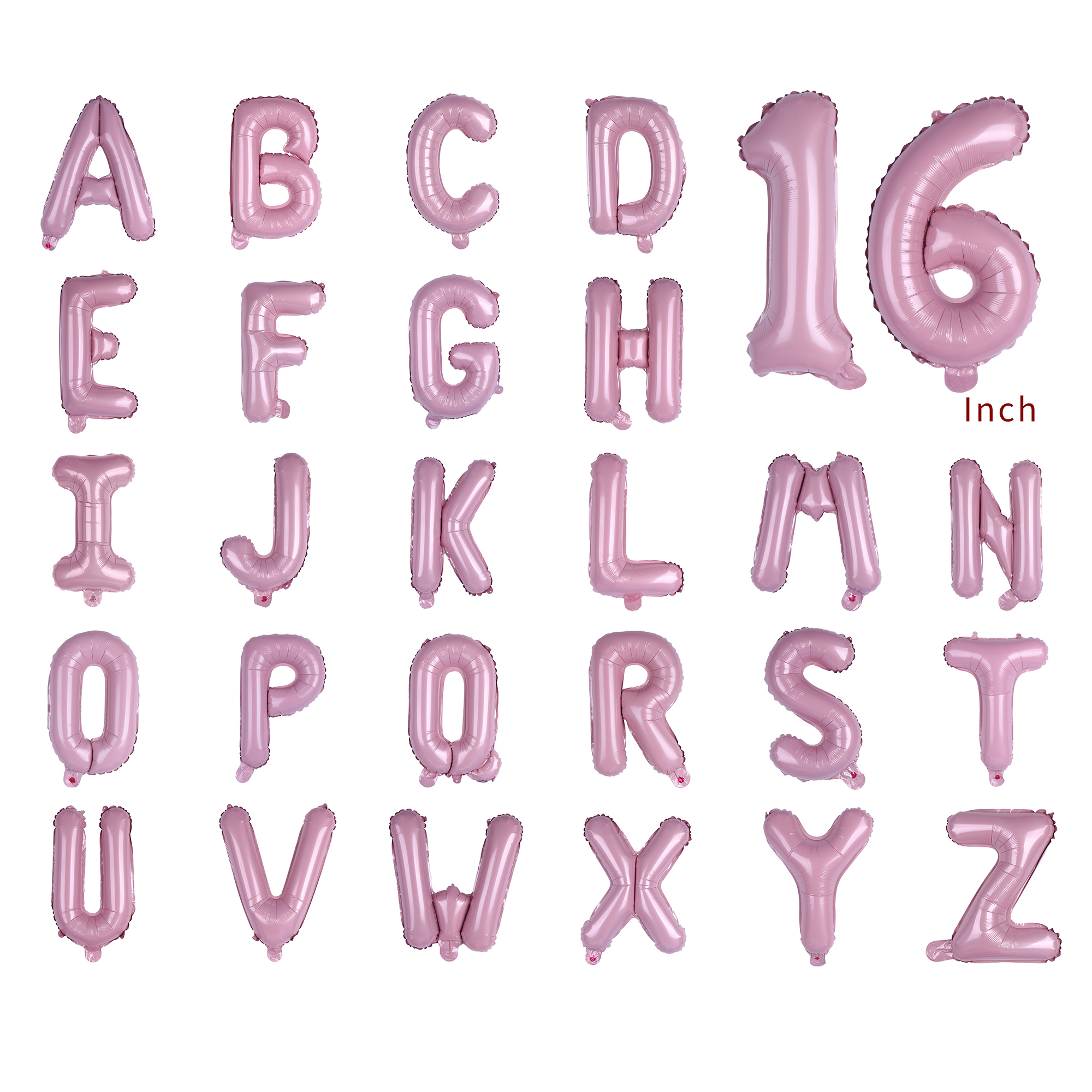 16 Inch Pink Alphabet number L - Party Event Supplier 评论和价格