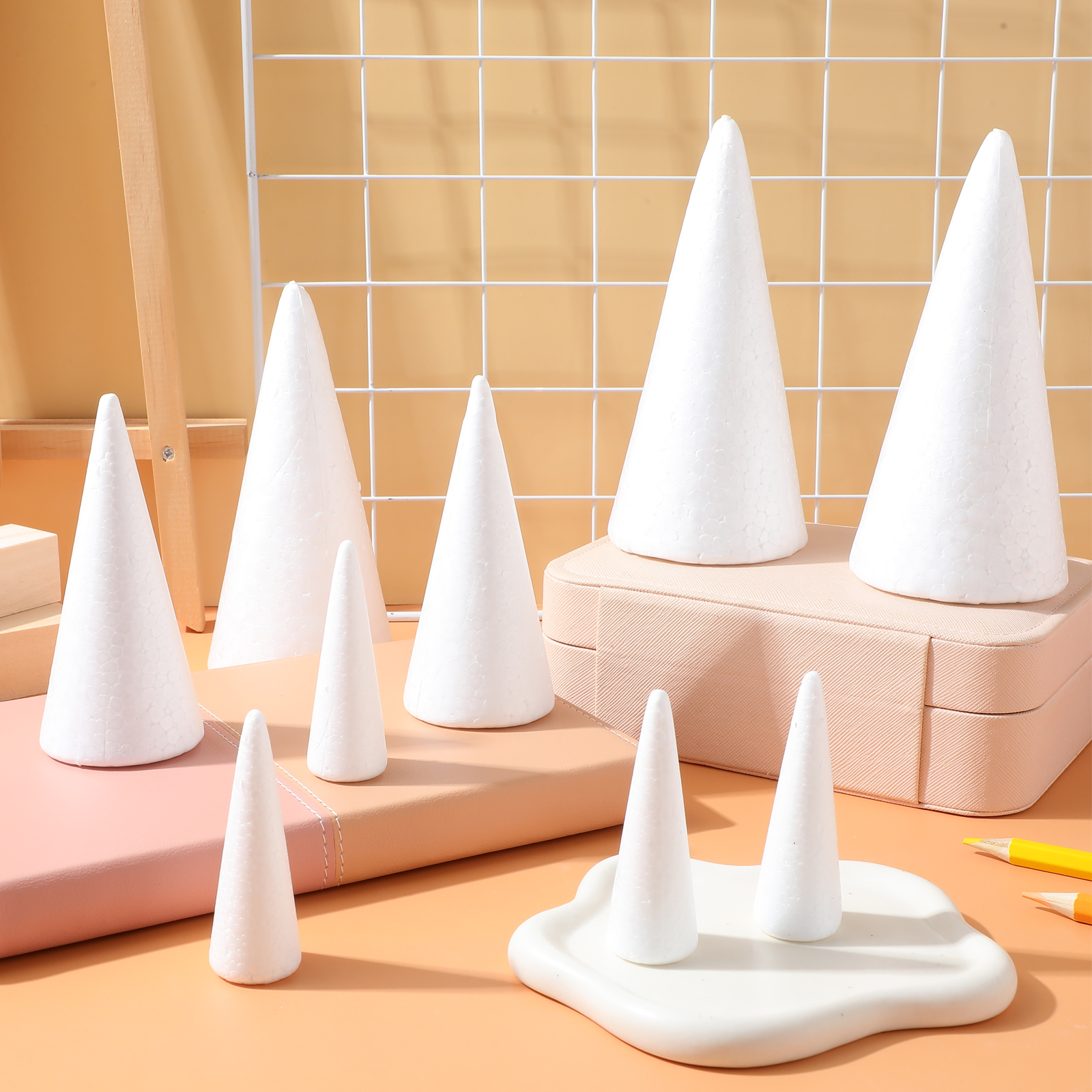15Pcs Solid Foam Diy Cone Chil - Cotton Candy Cone 评论和价格