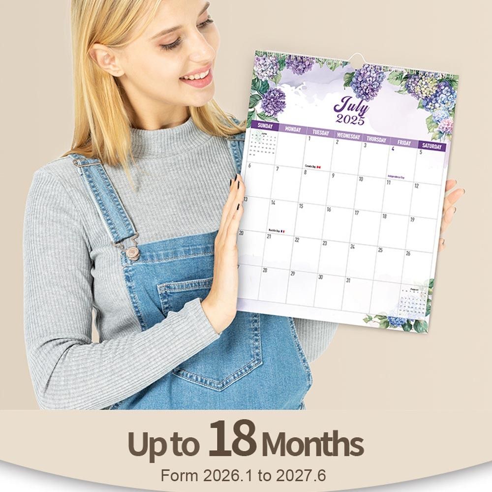 2026 Jan.- 2027 Jun. Wall Cale - Flower Wall Panel 评论和价格
