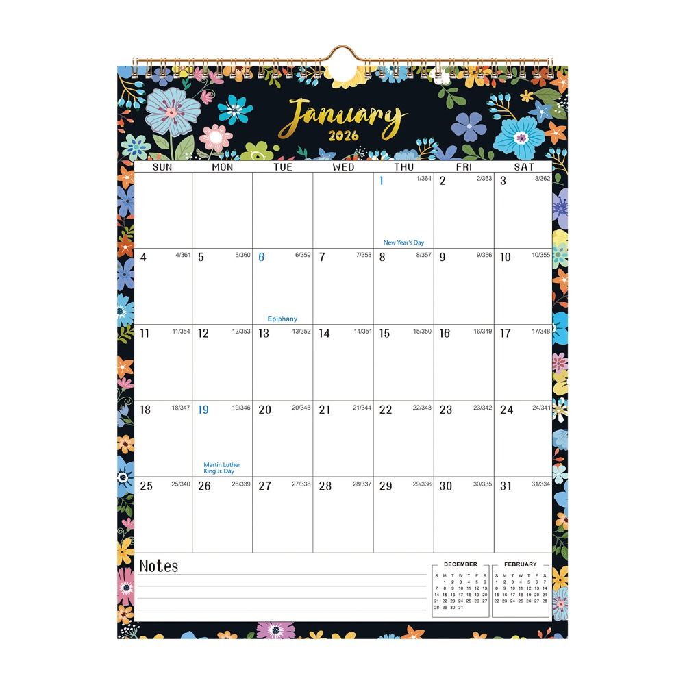 2026 Jan.- 2027 Jun. Wall Cale - Flower Wall Panel 评论和价格