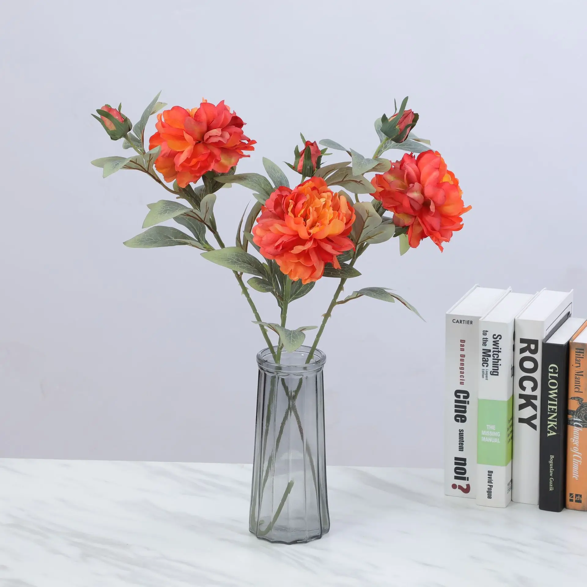 Artificial Peony Flower Single - Flower Wall Panel 评论和价格