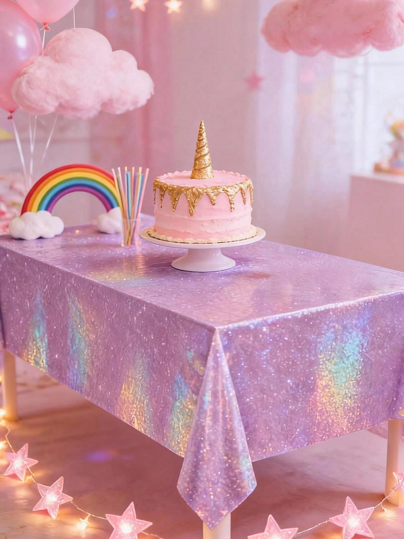 1pc Laser Purple Disposable Ta - Table Cloth Disposable 评论和价格