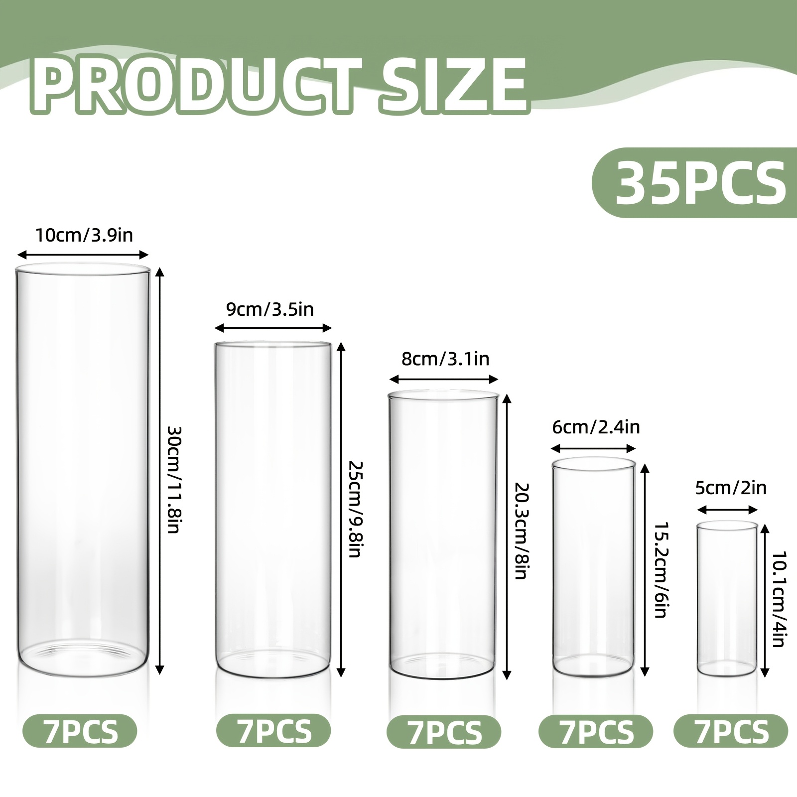 Set of 35 High-Quality Thick G - Centerpiece Stick 评论和价格