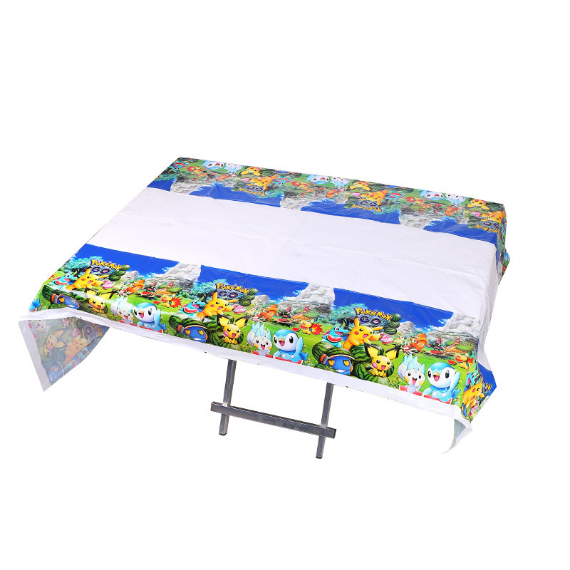 1pc Pikachu Pokemon Tablecloth - Table Cloth Disposable 评论和价格