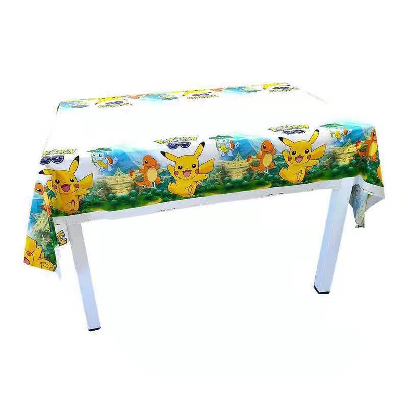 1pc Pikachu Pokemon Tablecloth - Table Cloth Disposable 评论和价格
