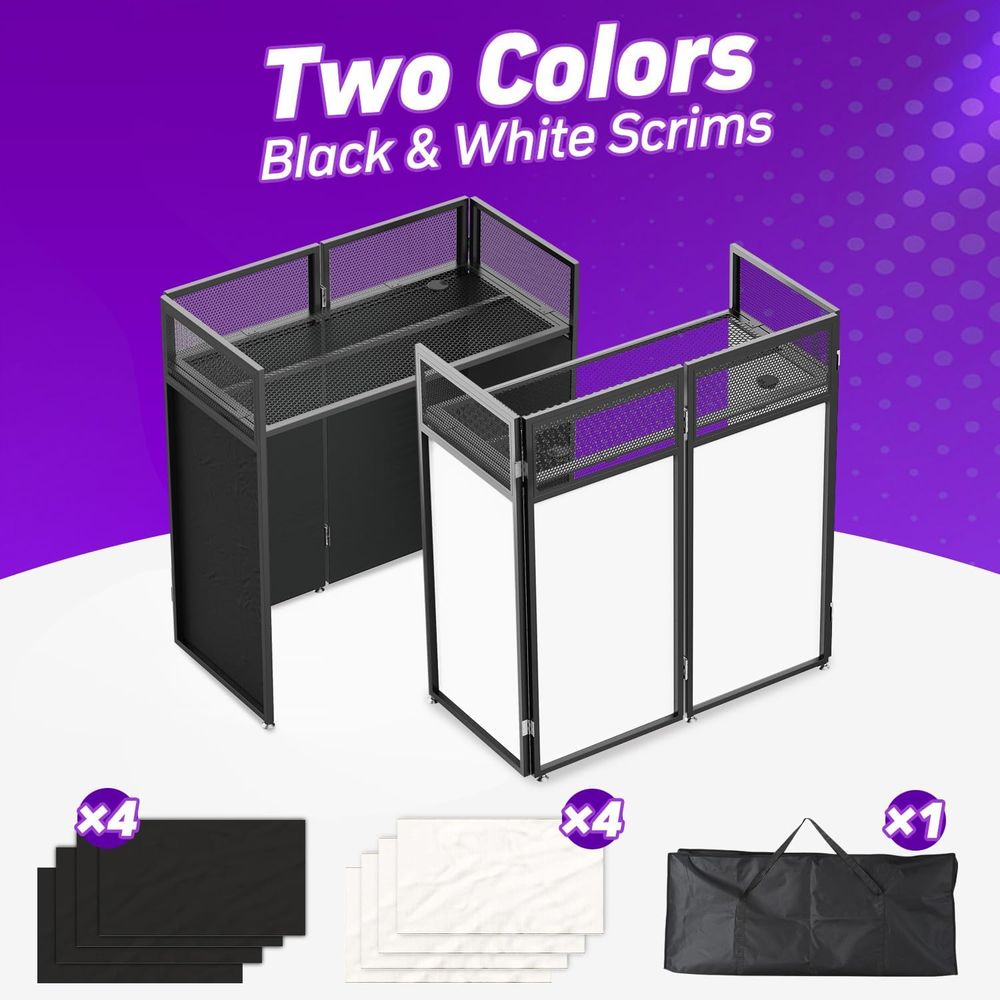 Portable DJ Booth with Adjusta - Event & Party Supply Photos 评论和价格