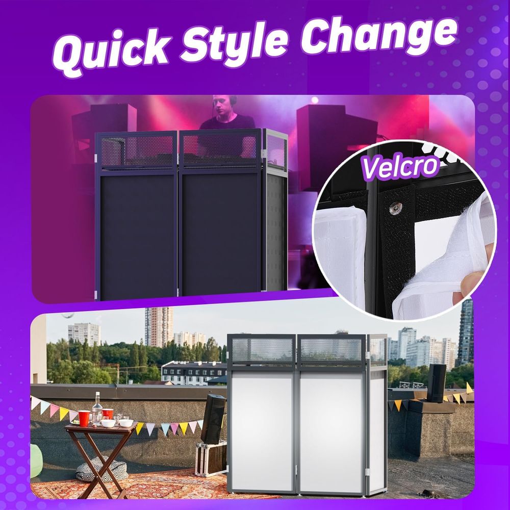 Portable DJ Booth with Adjusta - Event & Party Supply Photos 评论和价格