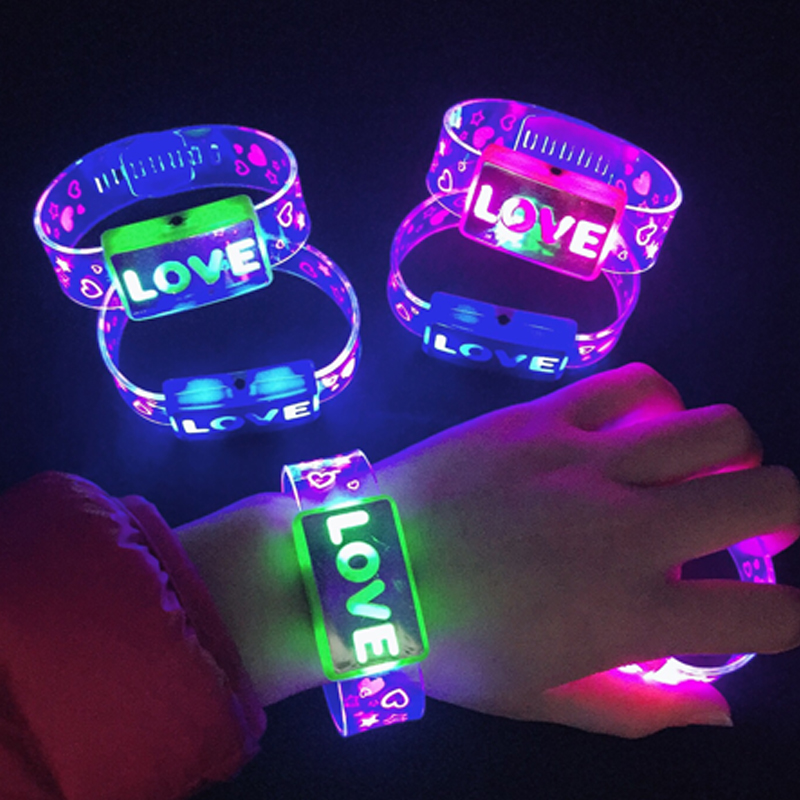 5/10/20Pc Led Bracelet Glow Li - Cotton Candy Cone 评论和价格
