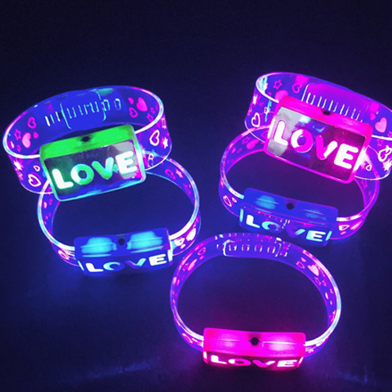 5/10/20Pc Led Bracelet Glow Li - Cotton Candy Cone 评论和价格