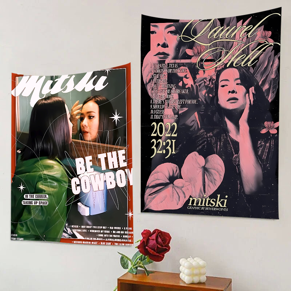 Singer Mitski Photography Back - Dessert Table Backdrop 评论和价格