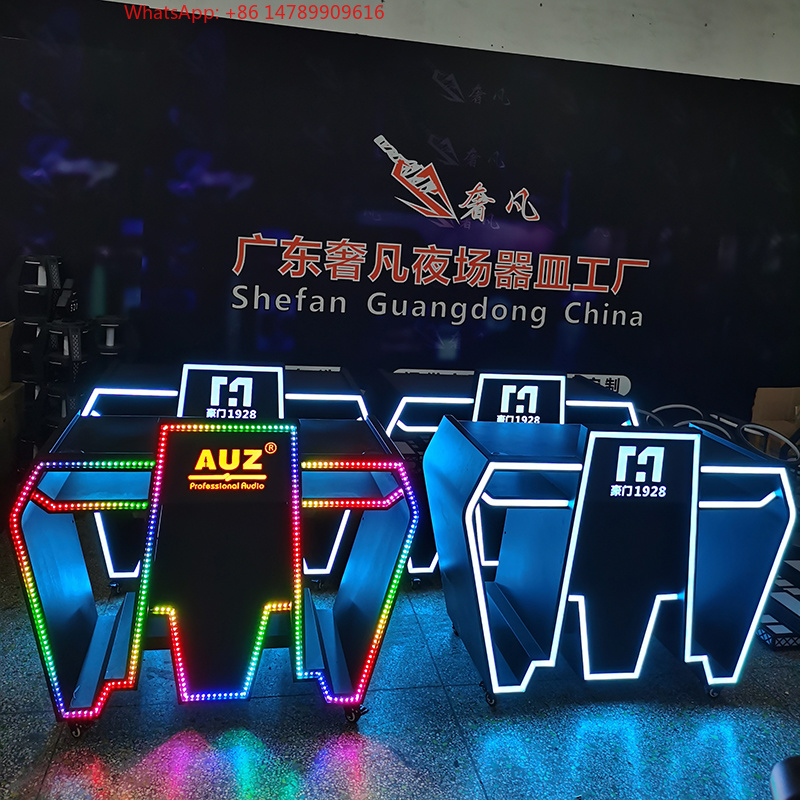 Custom Metal LED DJ Booth Tabl - Event Suppliers 评论和价格