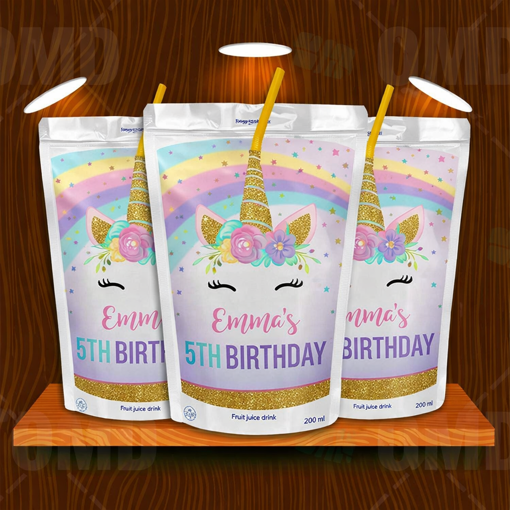 Custom Juice Pouch Label, Pers - Party Event Supplier 评论和价格
