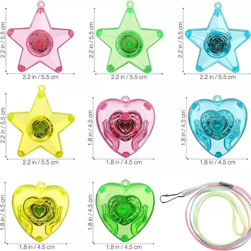 20pcs LED Light Up Necklace Pe - Cotton Candy Cone 评论和价格