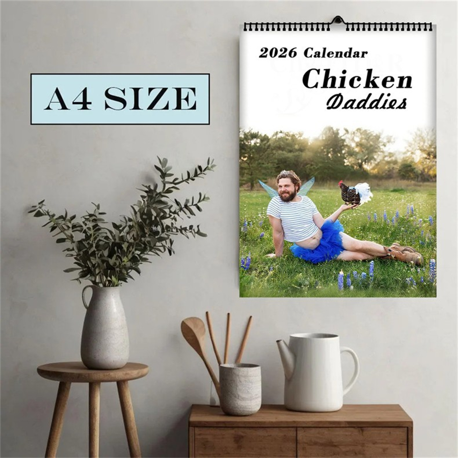 2026 Funny Chicken Daddy Wall  - Event Support 评论和价格