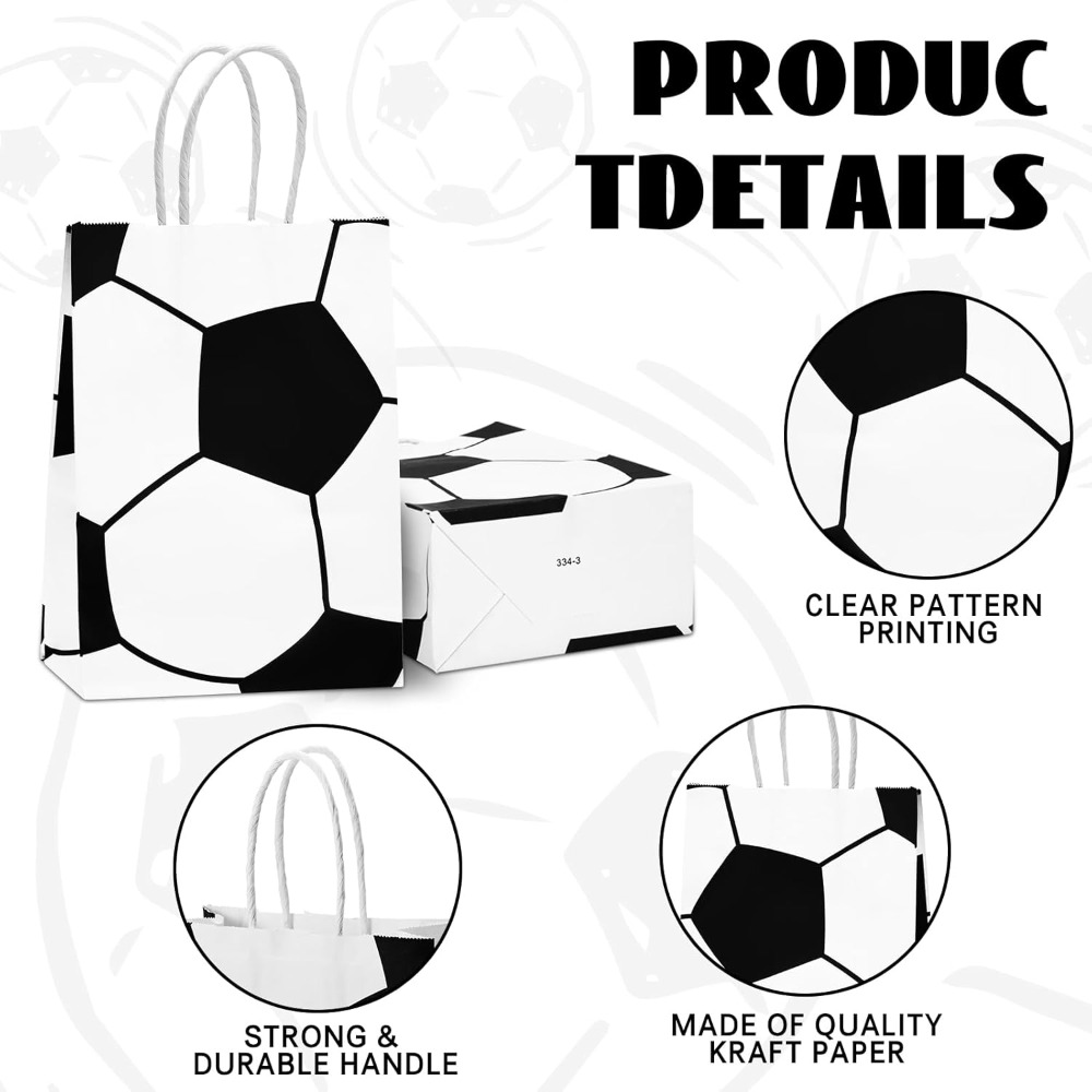 12 Pcs Soccer Party Favor Bags - Party Favor Bag 评论和价格