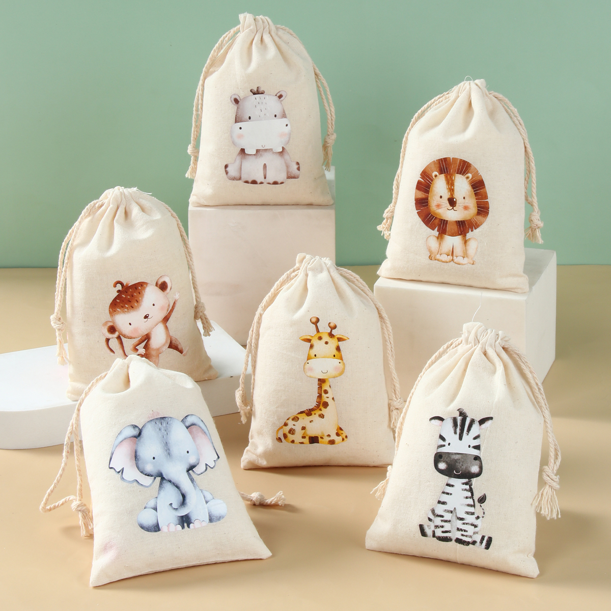 6pcs Animal Unicorn Dinosaur C - Cotton Candy Cone 评论和价格