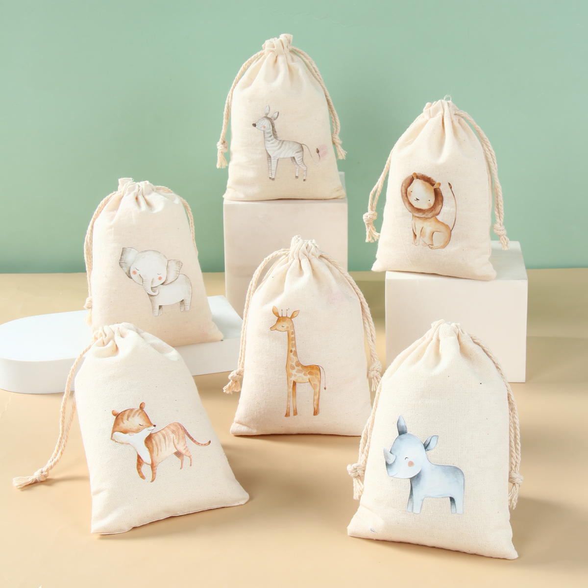 6pcs Animal Unicorn Dinosaur C - Cotton Candy Cone 评论和价格