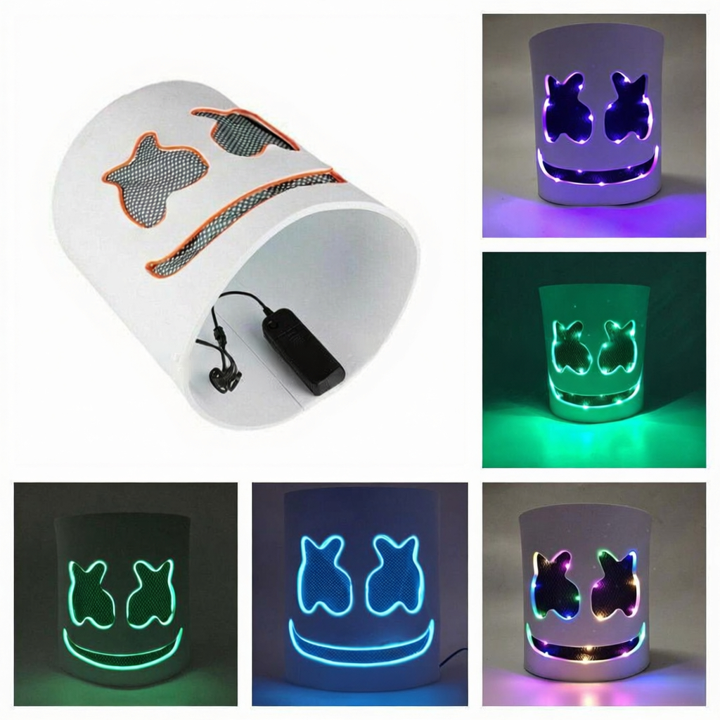 Cold light LED DJ mask lifelik - Event Party Dj 评论和价格