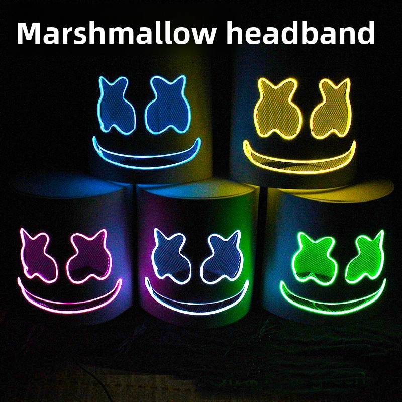 Cold light LED DJ mask lifelik - Event Party Dj 评论和价格