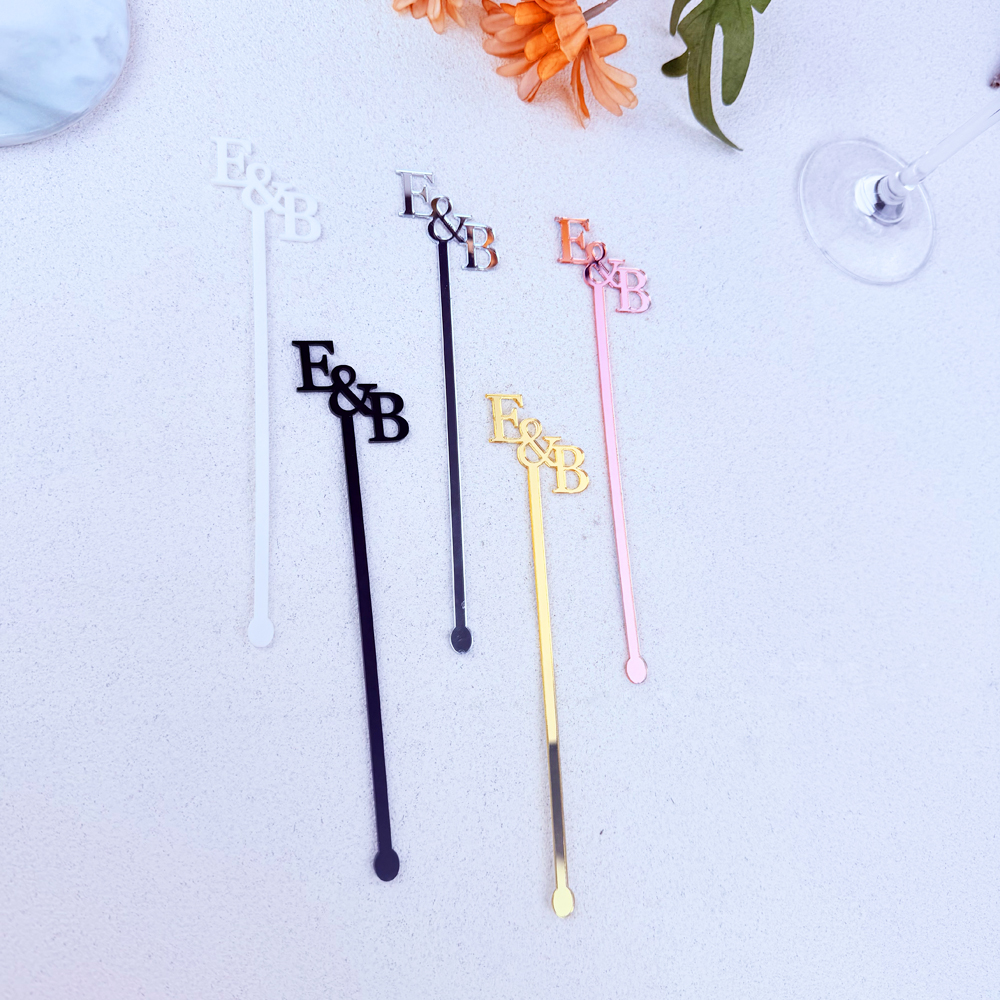 20pcs/50pcs Custom Initial nam - Centerpiece Stick 评论和价格