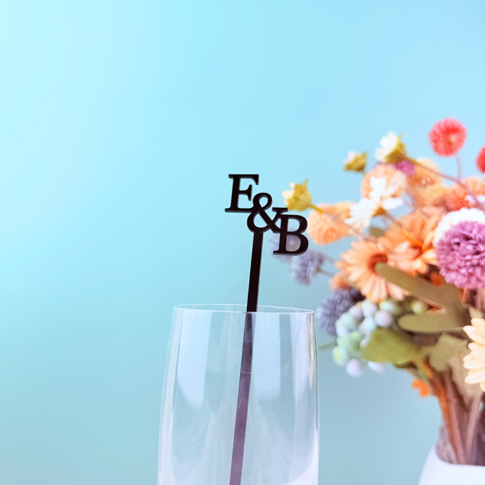 20pcs/50pcs Custom Initial nam - Centerpiece Stick 评论和价格