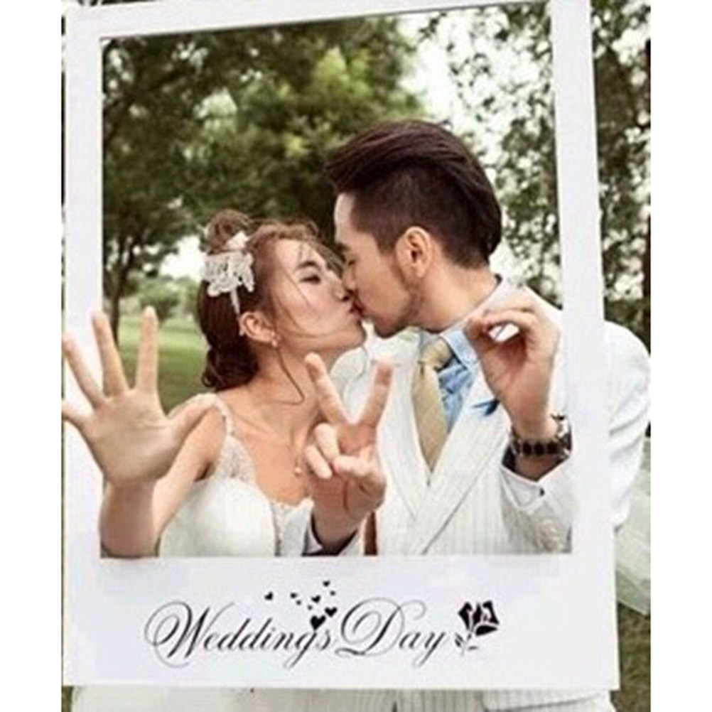 Wedding Day Photo Frame DIY Ph - Photo Booth Frame 评论和价格