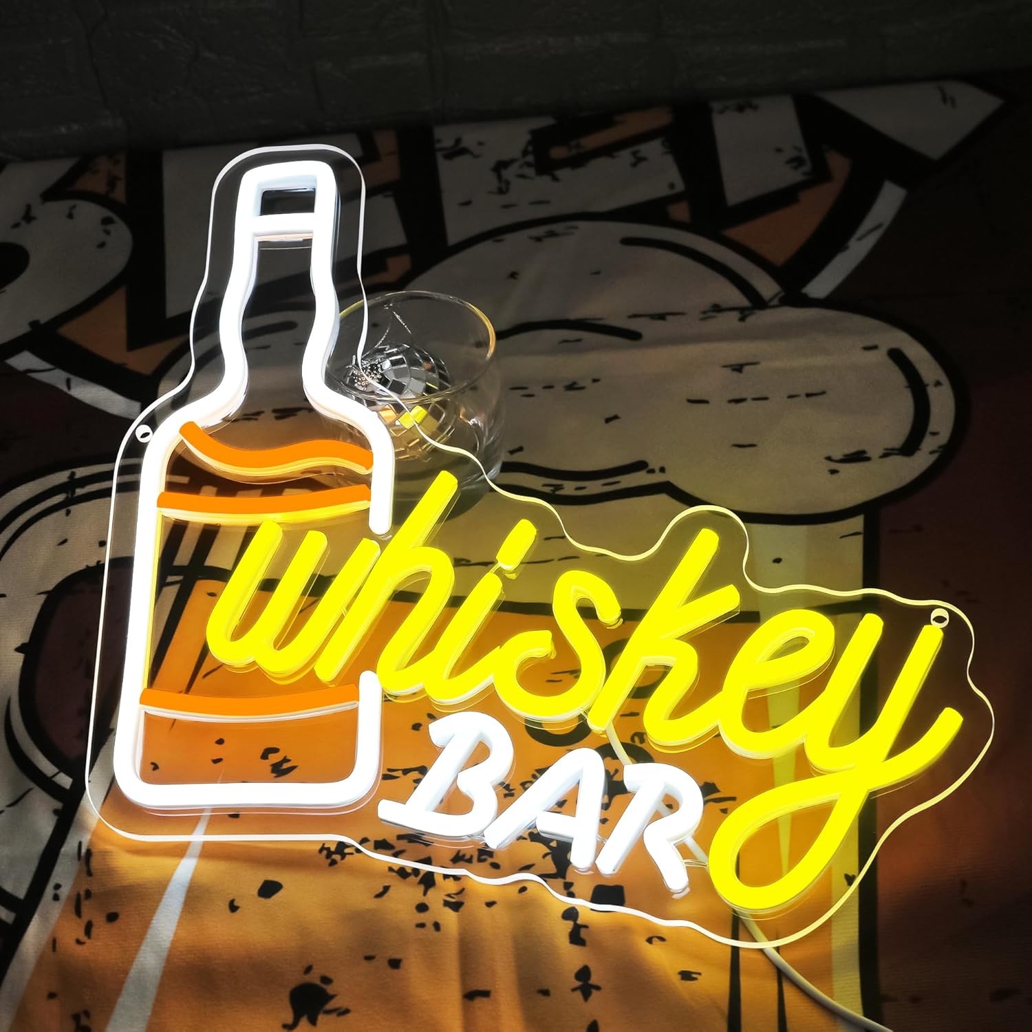 Whiskey Bar Neon Sign Business - Neon Sign Party 评论和价格
