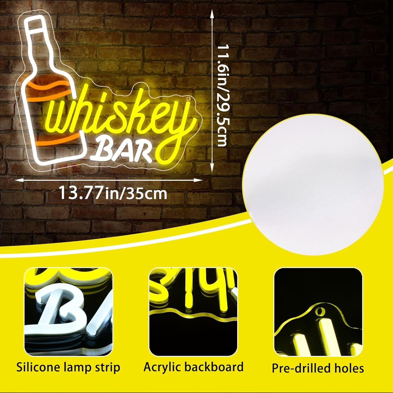 Whiskey Bar Neon Sign Business - Neon Sign Party 评论和价格