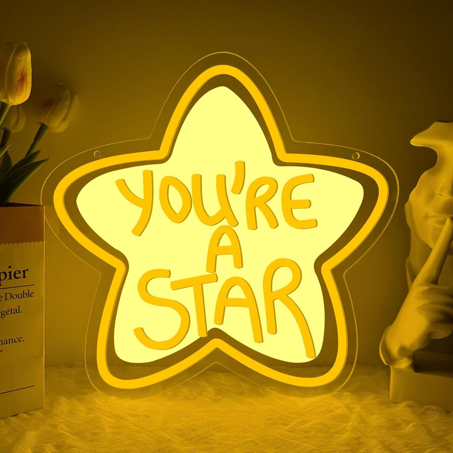 You're A Star Neon Sign USB Di - Neon Sign Party 评论和价格