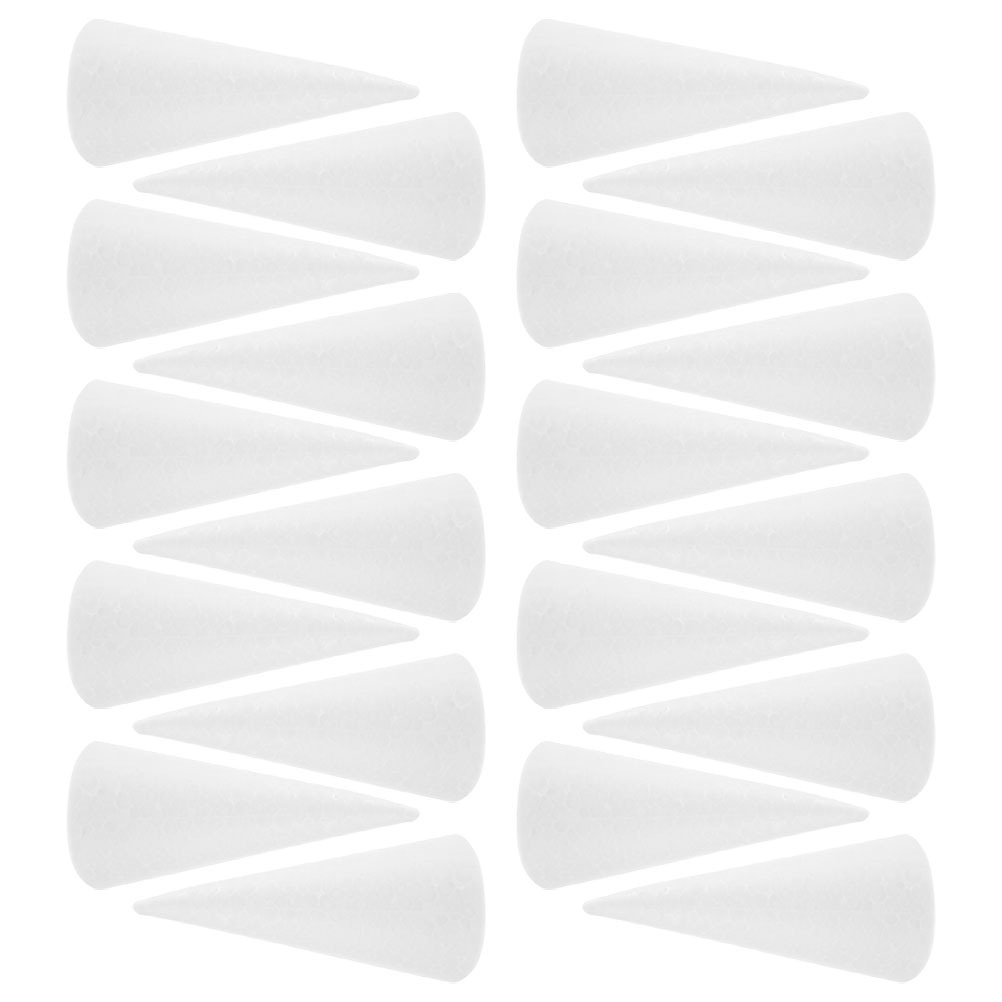 20pcs Polystyrene Foam Cones,  - Cotton Candy Cone 评论和价格