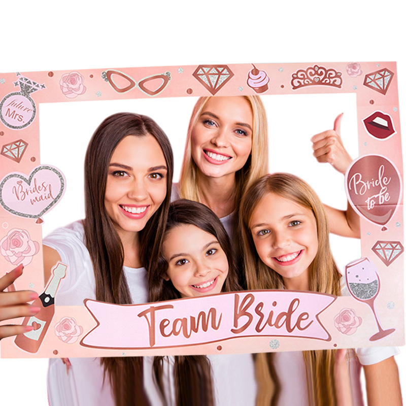 31Pcs Bachelorette Party Rose  - Photo Booth Frame 评论和价格