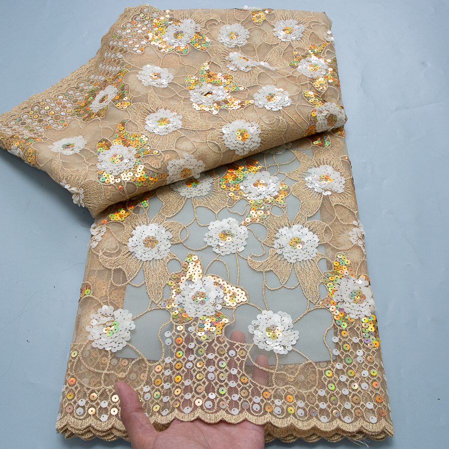 2026 French Embroidered Mesh L - Glitter Tablecloth 评论和价格