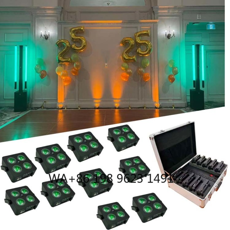 4X18W Flat Mini LED Par Light  - Event Party Dj 评论和价格